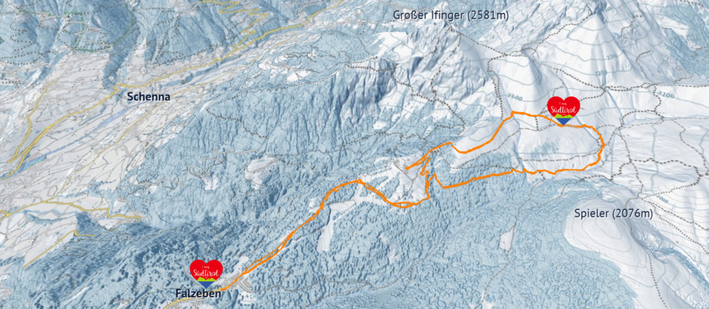 Wintertour Meran 2000