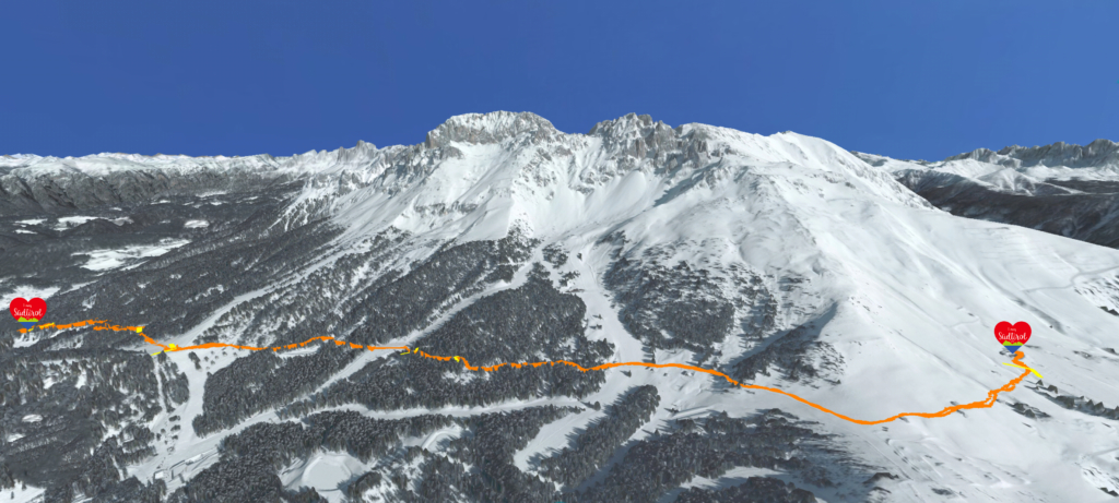 Wintertour Obereggen zur Ganischgeralm