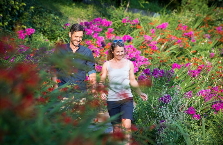 Blumengarten im Schloss Trauttmansdorff ©Alex Filz