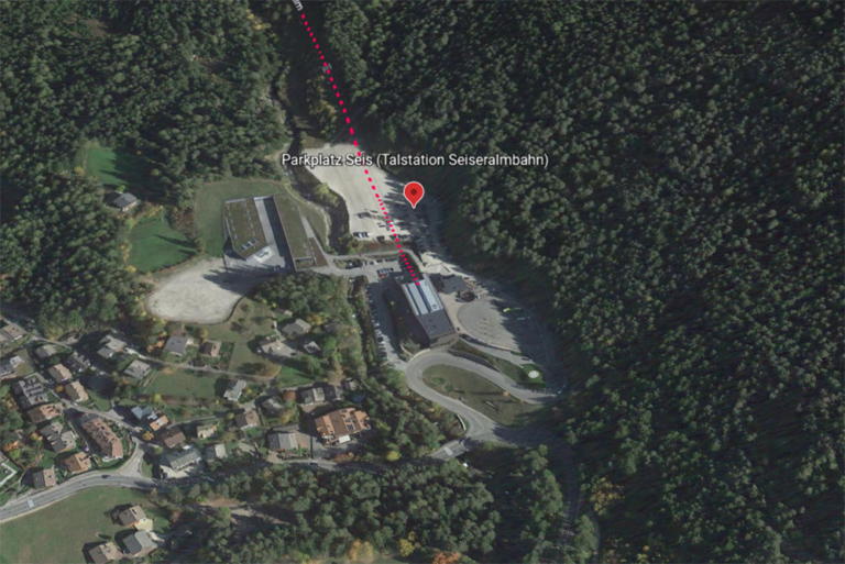 Parkplatz-Seis