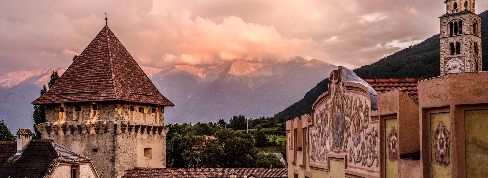 Abendstimmmung in Glurns © IDM - Tina Sturzenegger