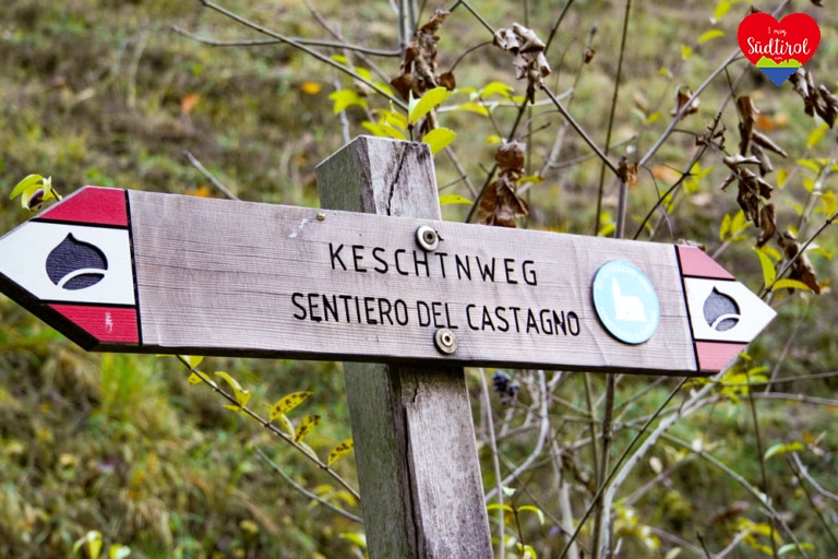 kastanienweg-brixen-klausen-schild