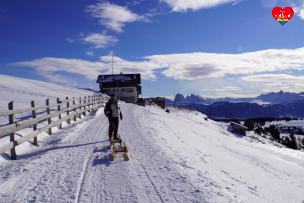 Villanderer Alm Stoefflhuette Winter